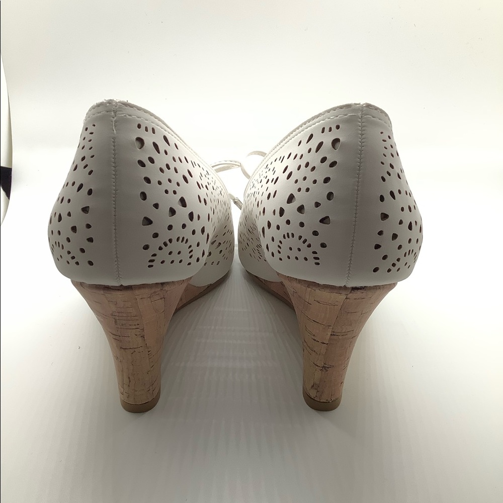 Rialto Cameka dress Wedges White - Picture 4 of 5